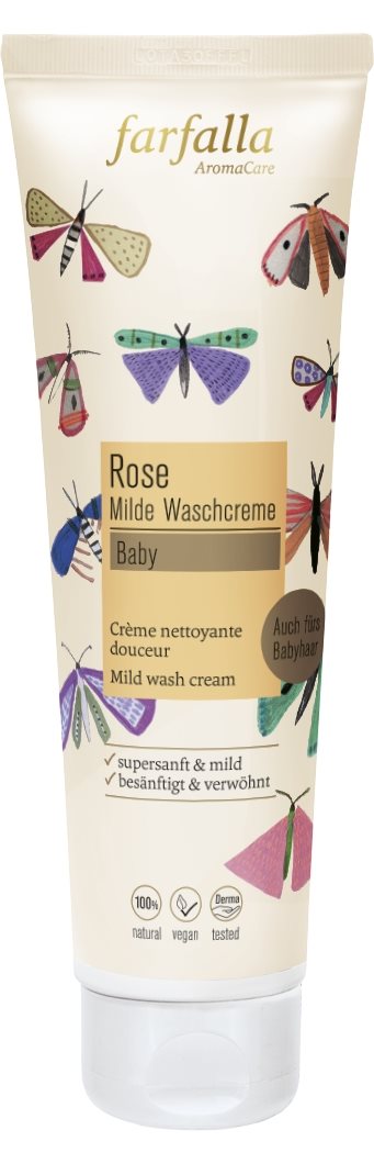 FARFALLA Baby Milde Waschcreme Rose