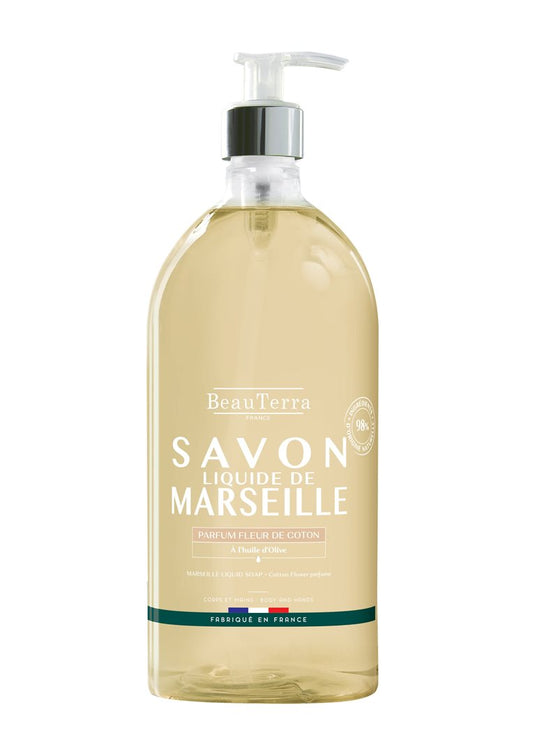 BEAUTERRA Flüssigseife Marseille Baumwollb