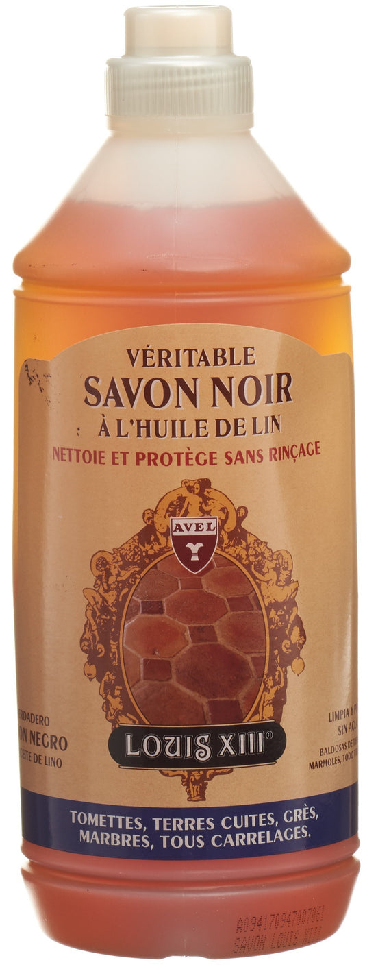 LOUIS XIII Original Seife Leinsamenöl schwarz