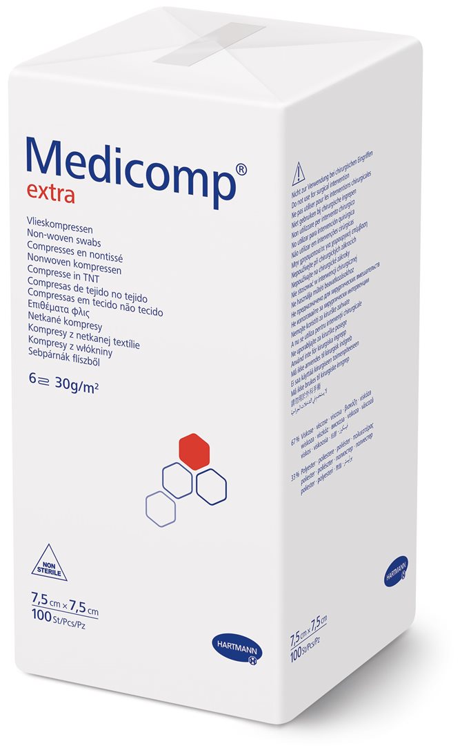MEDICOMP Extra 6 fach S30 7.5x7.5cm unster