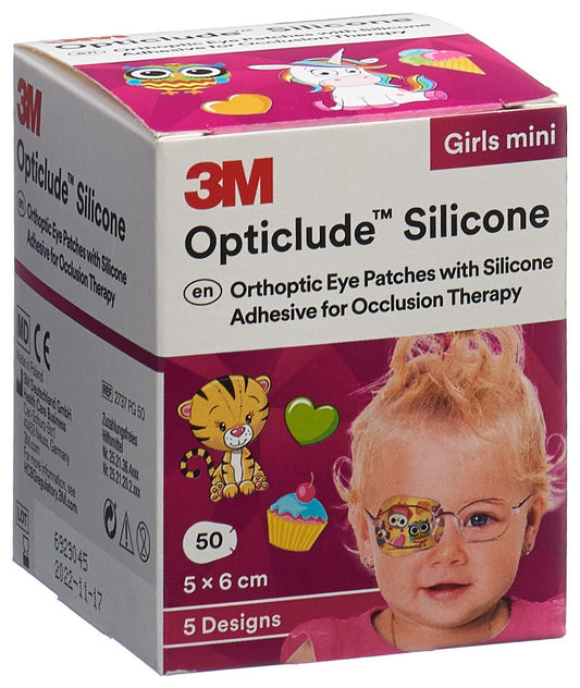 3M OPTICLUDE Sil Augenv 5x6cm Mini Girl (n)