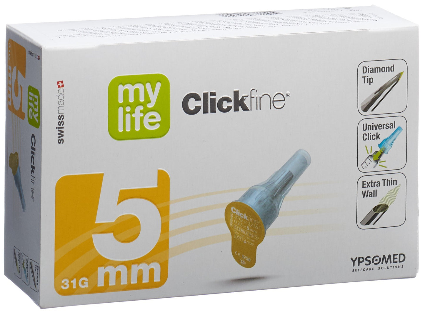 MYLIFE Clickfine Pen Nadeln 5mm 31G