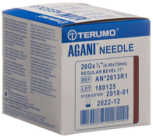 TERUMO Agani Einmalka 26G 0.45x13mm braun
