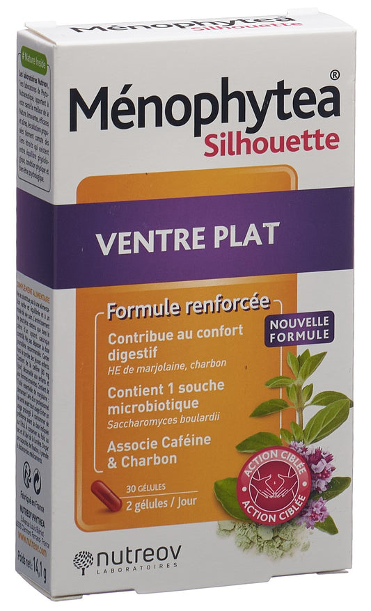 MENOPHYTEA Flacher Bauch Silhouette Gélules