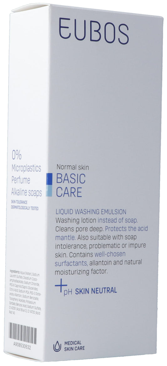 EUBOS Seife liquide unparfümiert blau