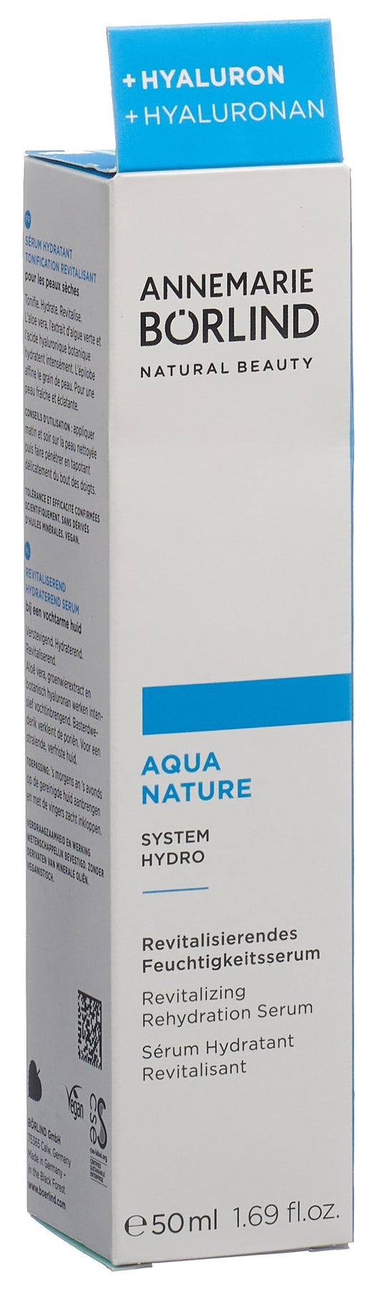 BÖRLIND AQUANATURE Feuchtigkeitsserum Effekt