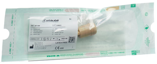 STÄUBLI Katheterventil KV 100 Zweihandbedienung