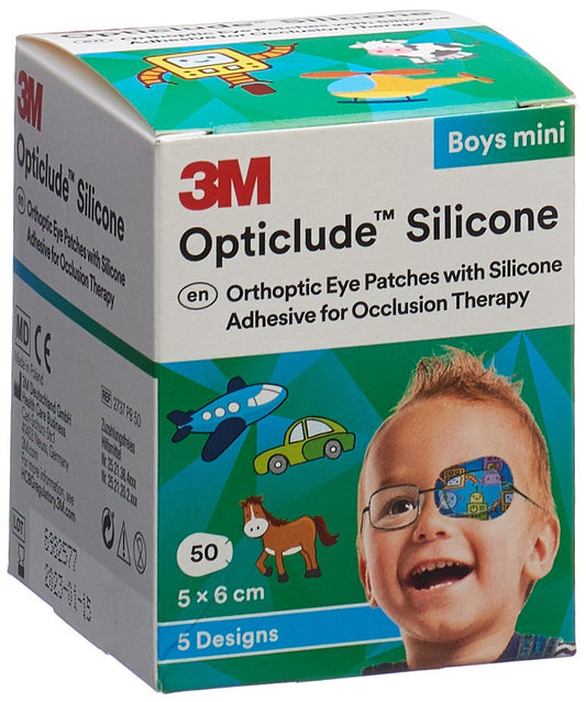 3M OPTICLUDE Sil Augenv 5x6cm Mini Boys (n)