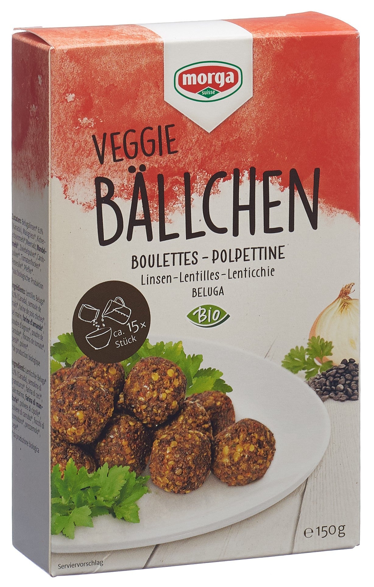MORGA Linsenbällchen glutenfrei Bio