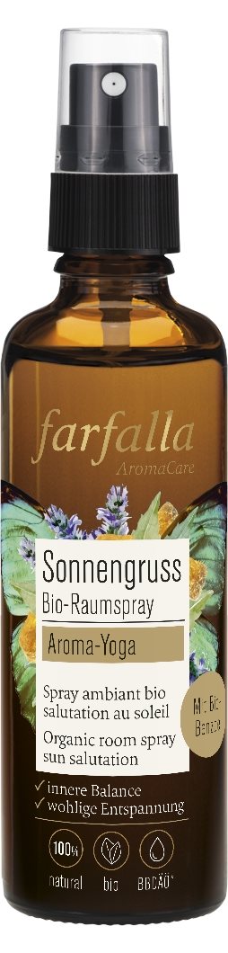 FARFALLA Bio-Raumspray Sonnengruss Yoga Benz