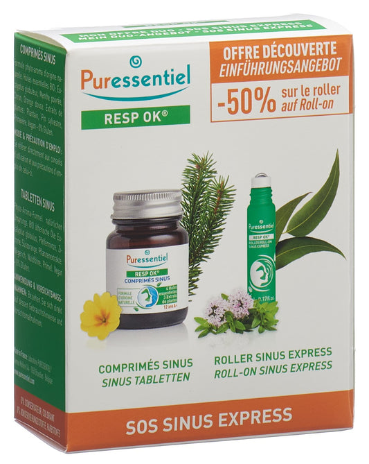 PURESSENTIEL Sinus Box Kapseln+Roll-on