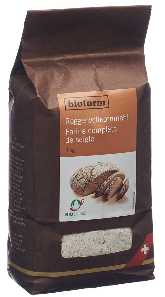 BIOFARM Roggen Vollkornmehl Knospe