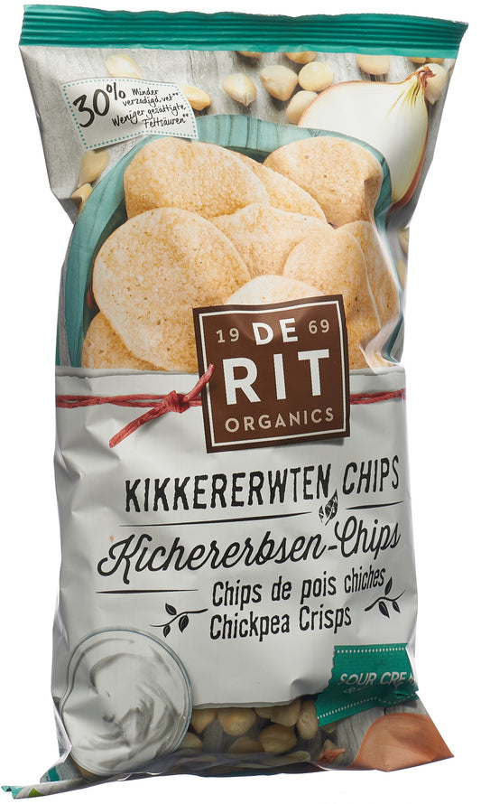 DE RIT Kichererbsen-Chips Sour Cream Oni Bio
