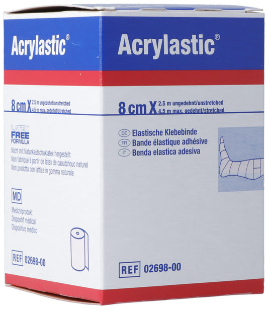 ACRYLASTIC Pflasterbinde 2.5mx8cm elastisch