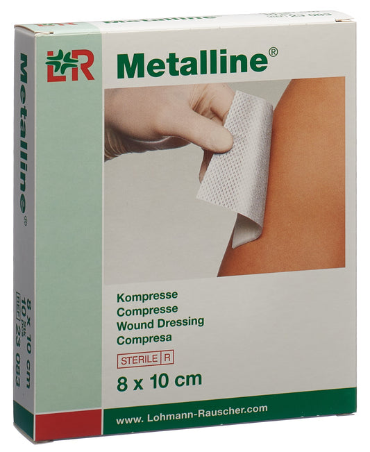 METALLINE Kompressen 8x10cm steril