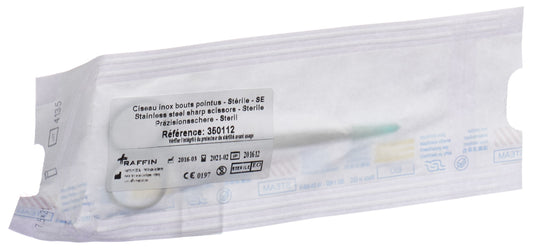 RAFFIN Präzisionsschere 12cm Edel spi/spi st Kompr