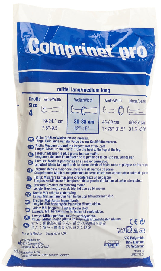 COMPRINET PRO Thrombo A-G Gr6 lang weiss