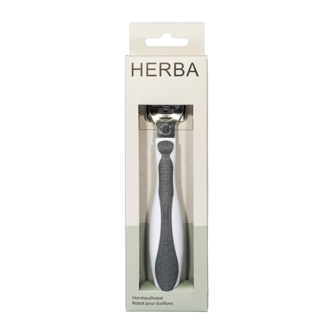 HERBA Hornhauthobel Softtouch grau