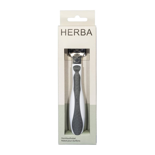 HERBA Hornhauthobel Softtouch grau