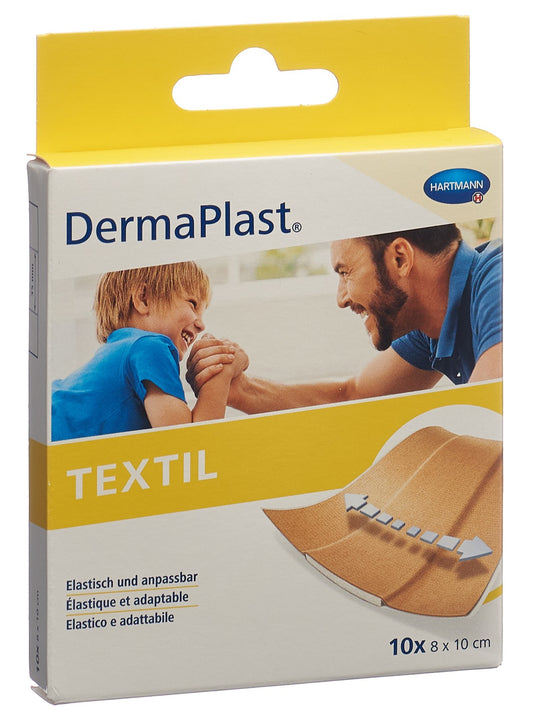 DERMAPLAST Textil Schnellverband 8x10cm