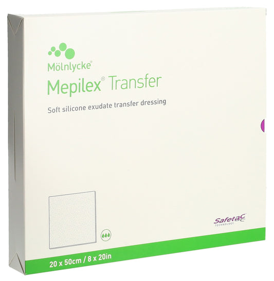 MEPILEX Transfer Safetac Wundauf 20x50cm Sil