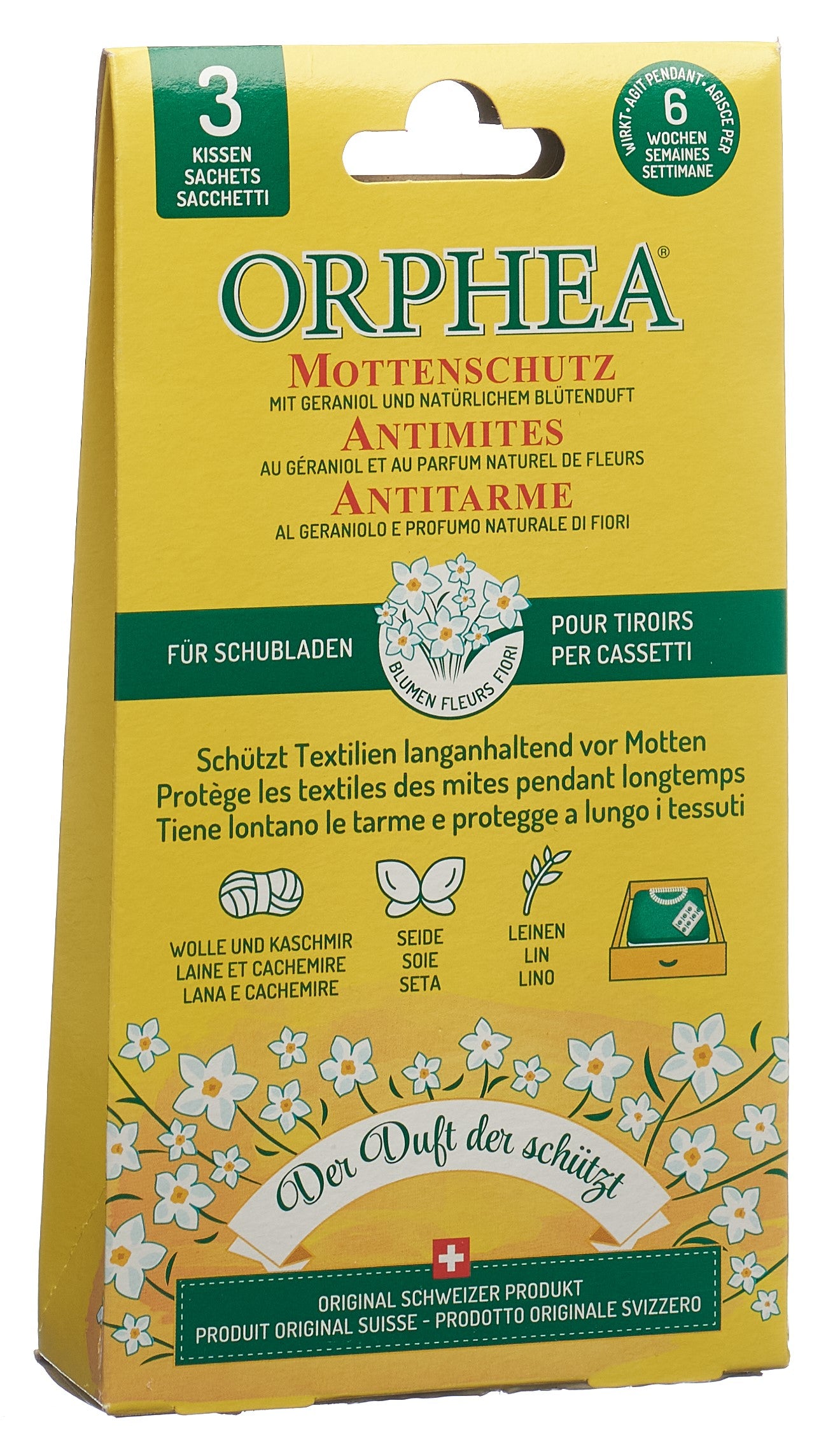ORPHEA Mottenkissen Blütenduft