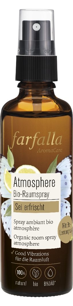 FARFALLA Bio-Raumspray sei erfr Lemongrass