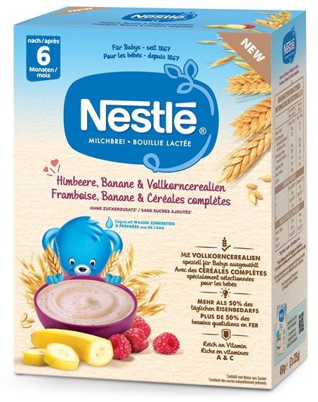 NESTLE Milchbrei Himb Bana&Vollkorncer 6M