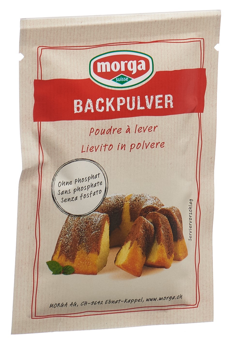 MORGA Backpulver ohne Phosphat