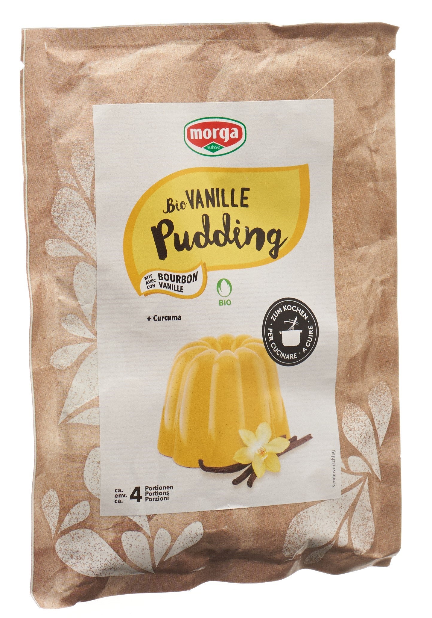 MORGA BIO Pudding Vanille Curcuma