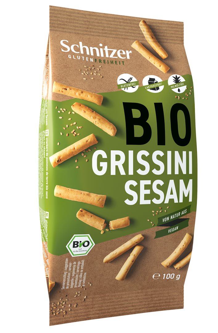 SCHNITZER Bio Grissini Sesam glutenfrei
