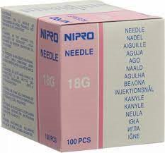 NIPRO Einmalkanül 1.2x50mm 18Gx2 rosa