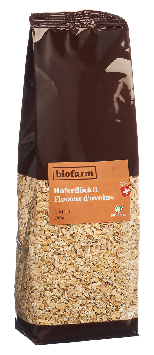 BIOFARM Haferflocken fein Knospe