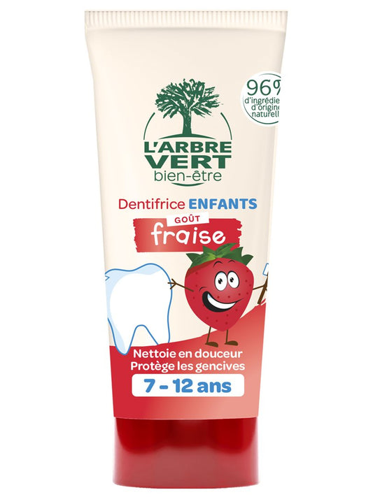 L'ARBRE VERT Öko Zahnpasta Kinder Erdbee FR