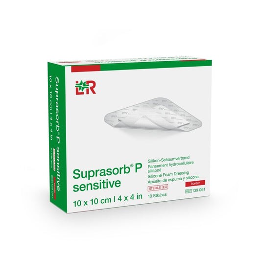 SUPRASORB P sensitive border 10x10cm