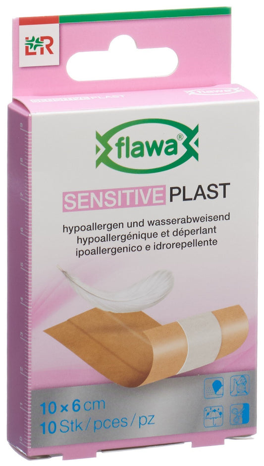 FLAWA SENSITIVE Plast Pflasterstreif 6x10cm