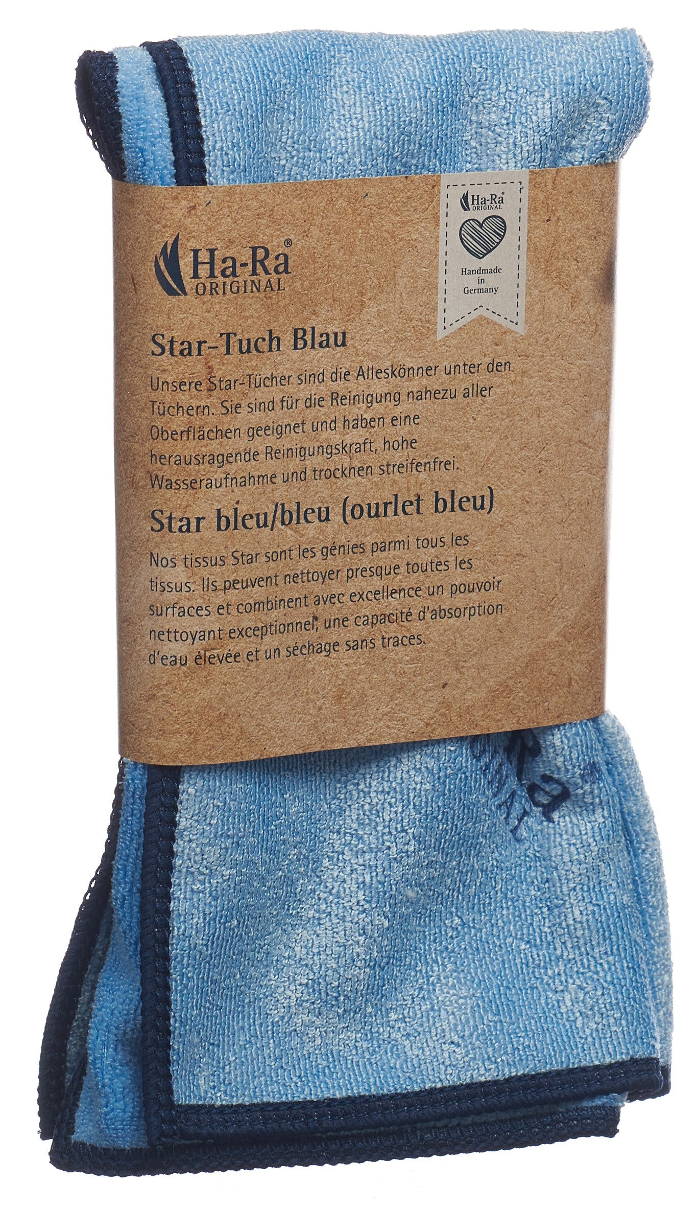 HA-RA Star-Tuch blau
