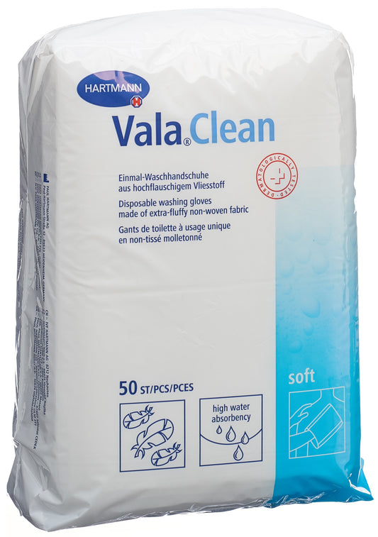 VALACLEAN Soft Ein Waschhandsch 15.5x22.5cm