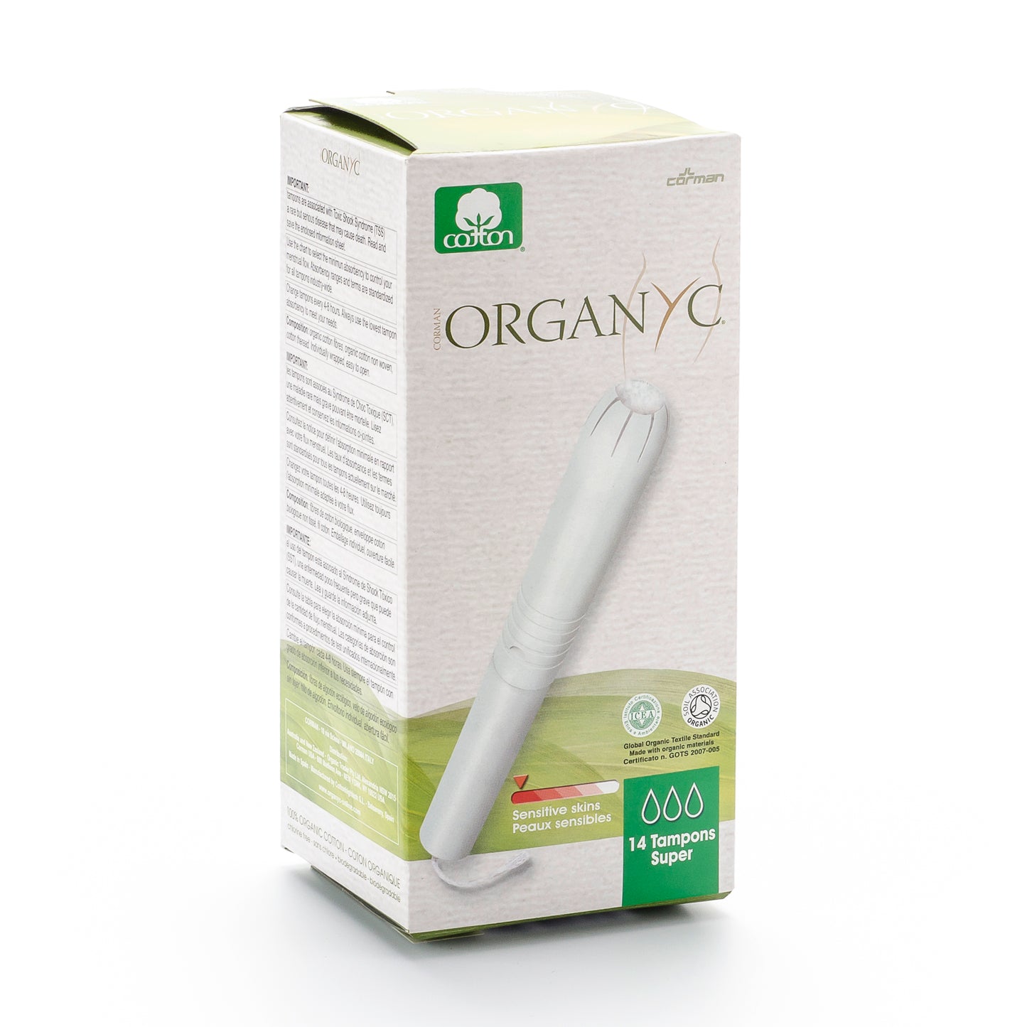 ORGANYC Tampons Super mit Applikator