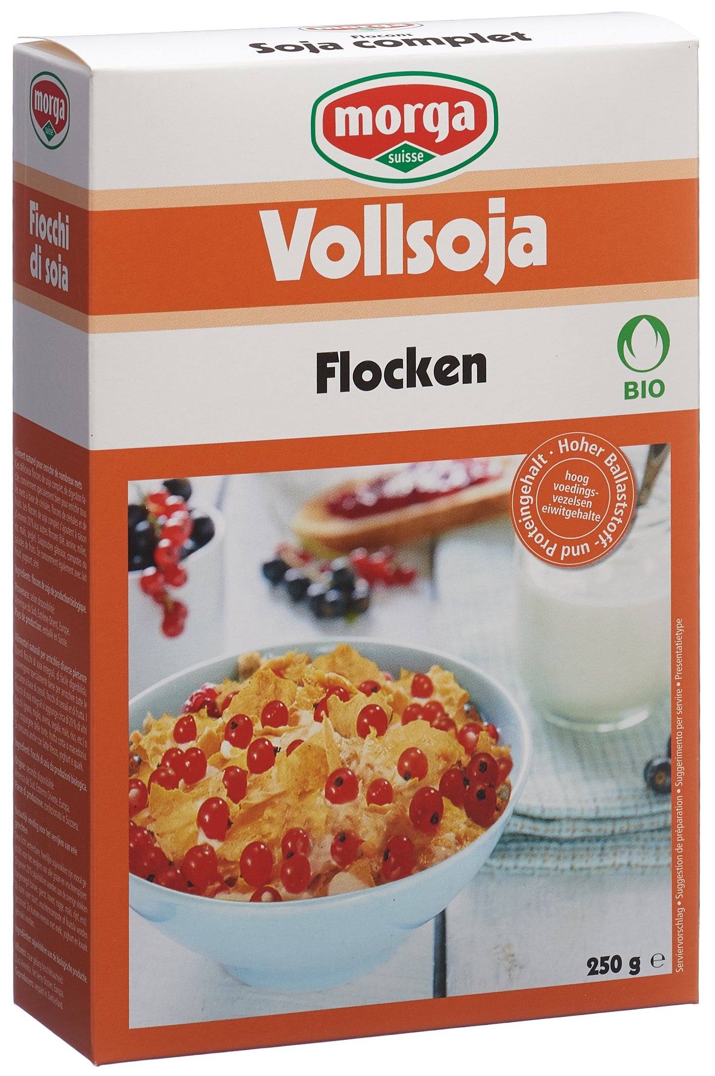 MORGA Vollsoja Flocken Sünneli Knospe Bio