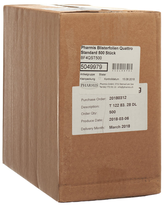 PHARMIS Blisterfolien Quattro Standard