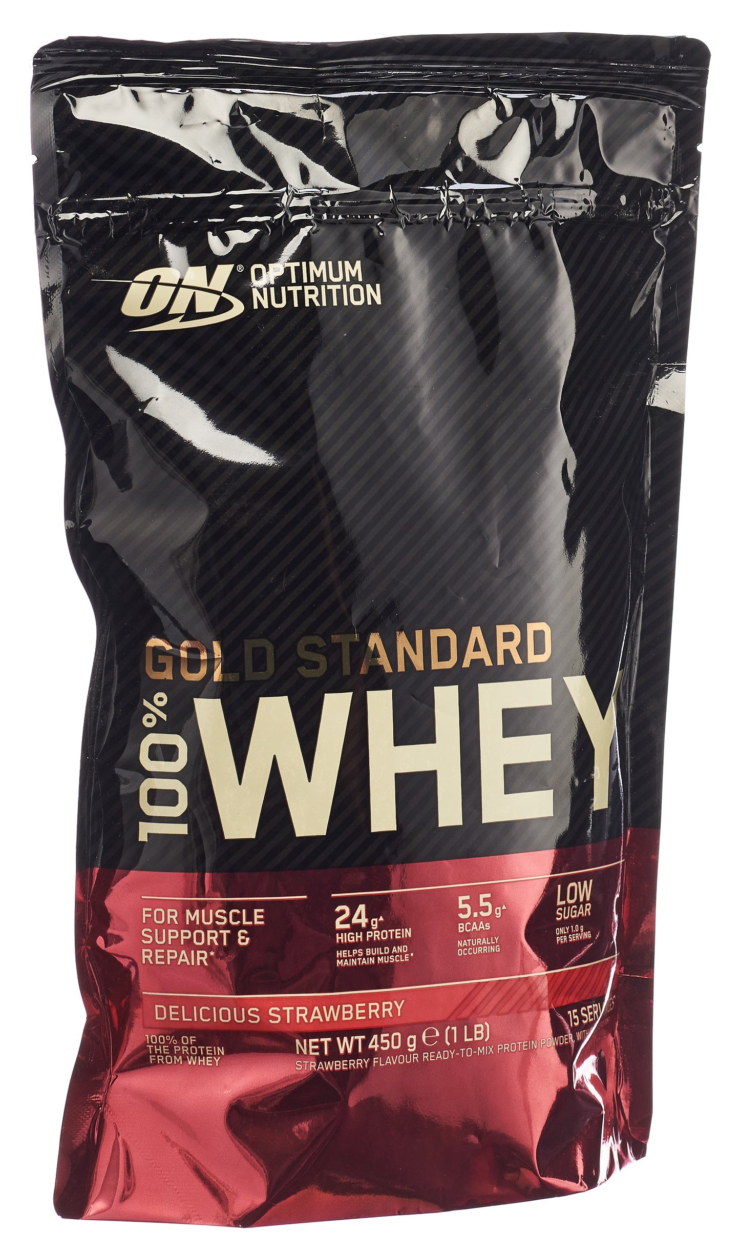 OPTIMUM 100% Whey Gold Std Strawberry