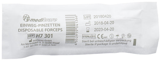 SERVOPRAX Einmalpinzette 12.5cm ana st tran