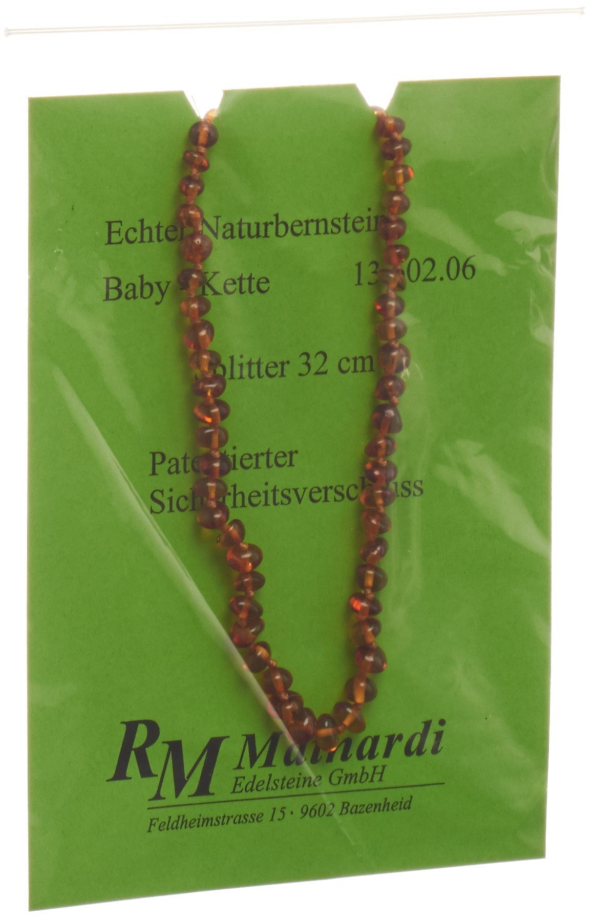 MAINARDI Natur Bernstein 32cm Splitt Sicherheitsv