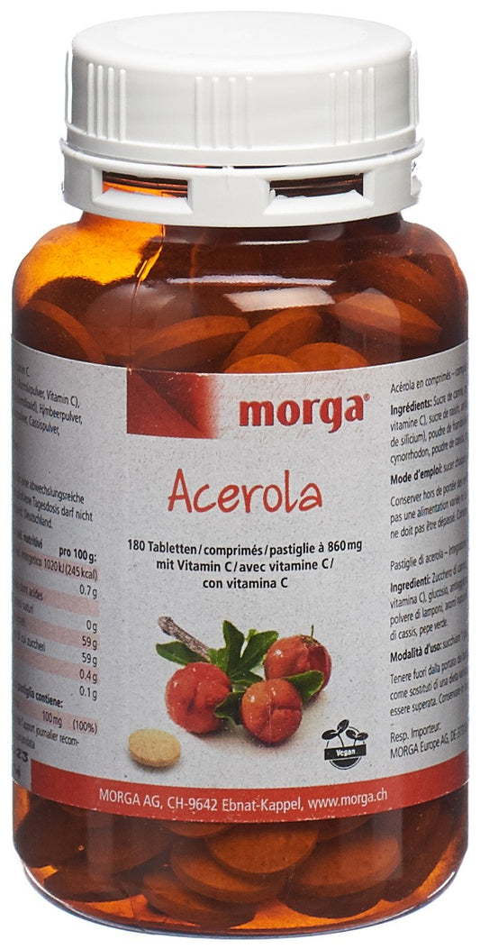 MORGA Acerola Tabl 80 mg Vitamin C