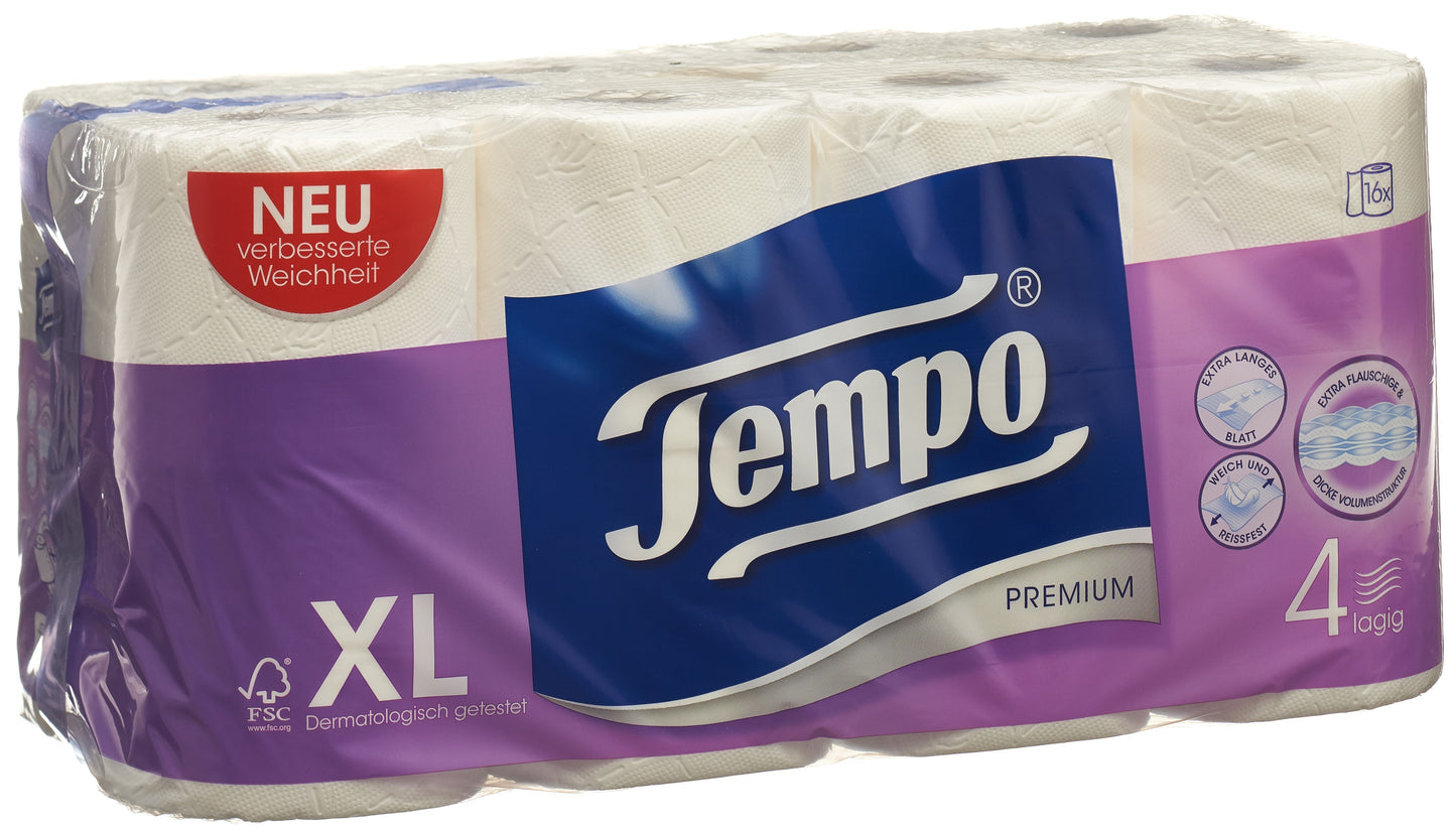 TEMPO Toilettenpapier Premium 4lag 120Blatt