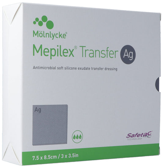 MEPILEX Transfer Ag Drainageverb 7.5x8.5cm