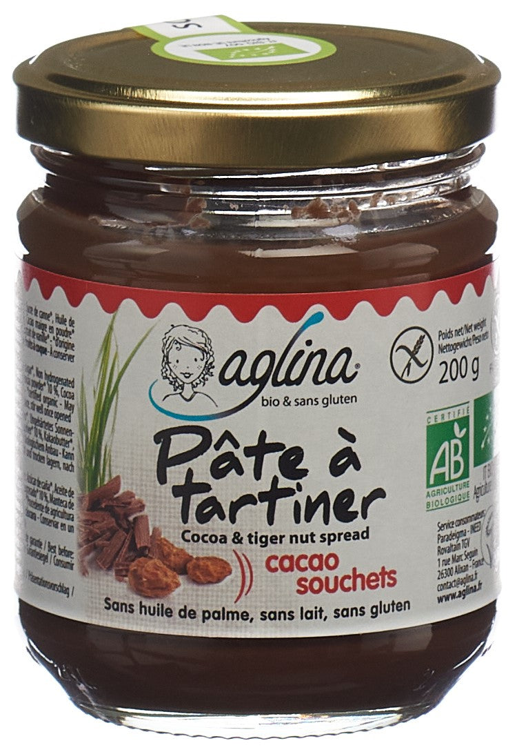 AGLINA Aufstrich Kakao & Erdmandel Bio