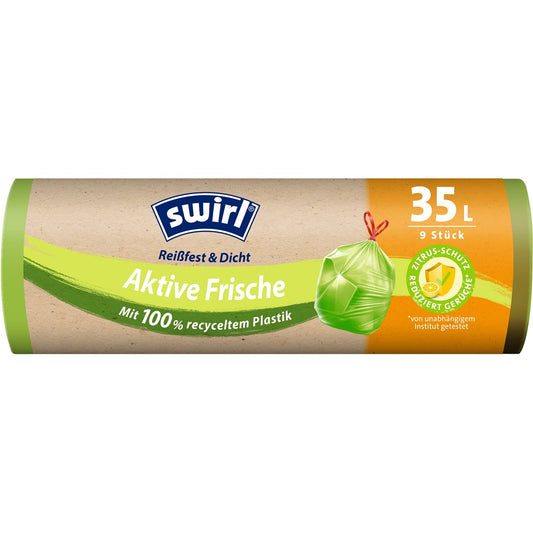 SWIRL Müllbeutel Aktive Frische 35l