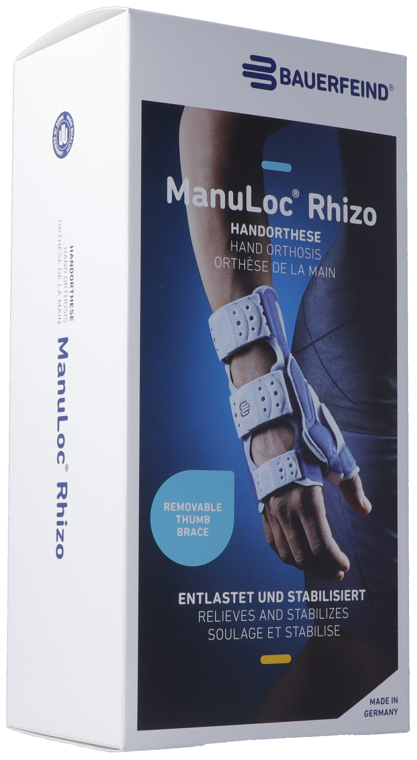 MANULOC Rhizo Stabilorthese Gr2 rechts titan